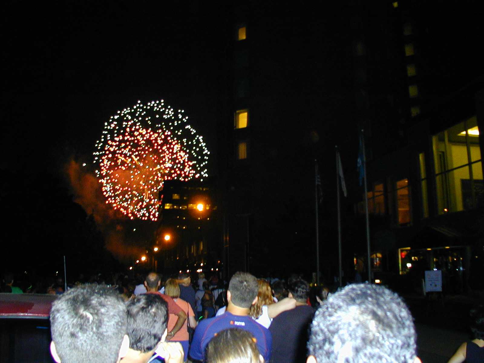 Fireworks on Independence day, 2002