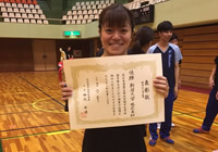 女子シングルス優勝・板花美和