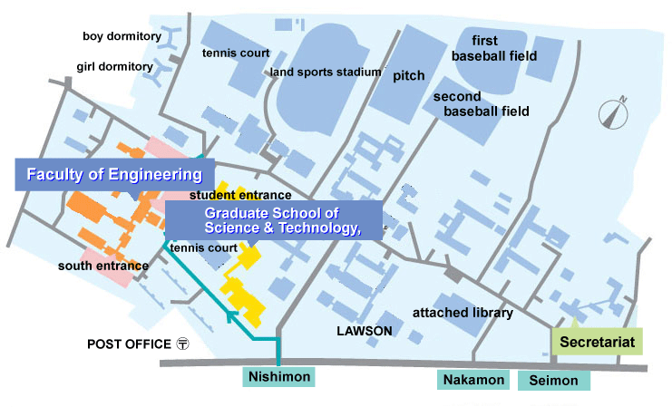 campus area access map