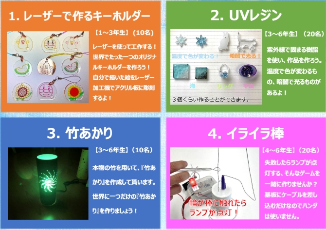 夏休み工作教室
