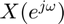 $ X(e^{j\omega}) $