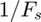 $ 1/F_s $